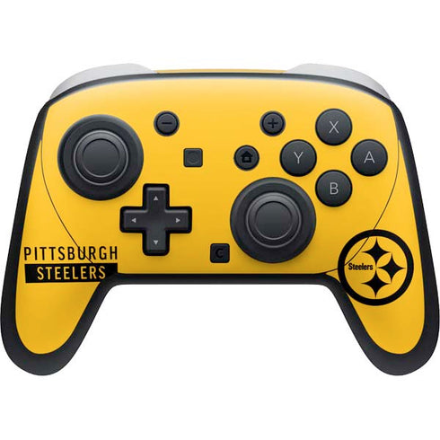 NFL Pittsburgh Steelers Yellow Performance Series Nintendo Switch 2 (2025) Pro Controller Skin