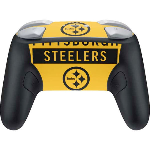 NFL Pittsburgh Steelers Yellow Performance Series Nintendo Switch 2 (2025) Pro Controller Skin