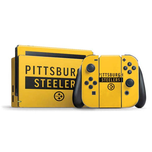 NFL Pittsburgh Steelers Yellow Performance Series Nintendo Skins