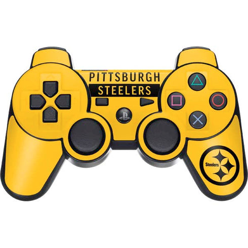 NFL Pittsburgh Steelers Yellow Performance Series PS3 Dual Shock wireless controller Skin