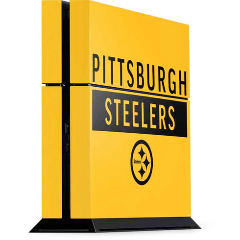 NFL Pittsburgh Steelers Yellow Performance Series PlayStation PS4 Skins