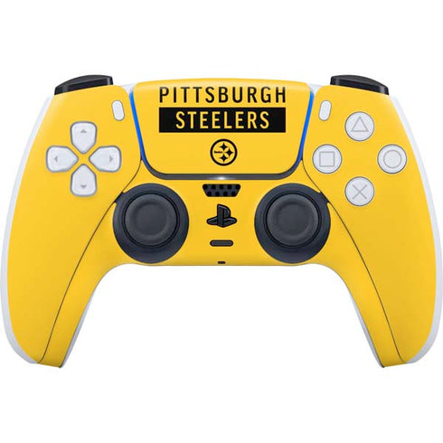 NFL Pittsburgh Steelers Yellow Performance Series PlayStation PS5 Skins