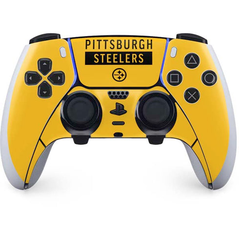 NFL Pittsburgh Steelers Yellow Performance Series PlayStation PS5 Skins