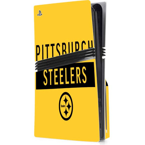 NFL Pittsburgh Steelers Yellow Performance Series PlayStation PS5 Skins