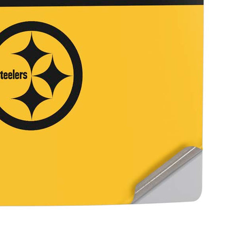 NFL Pittsburgh Steelers Yellow Performance Series PS5 Pro Disk Console Skin