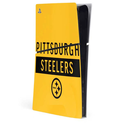 NFL Pittsburgh Steelers Yellow Performance Series PlayStation PS5 Skins