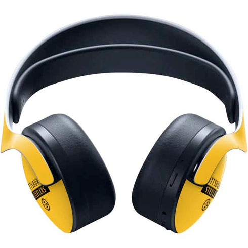 NFL Pittsburgh Steelers Yellow Performance Series PULSE 3D Wireless Headset for PS5 Skin