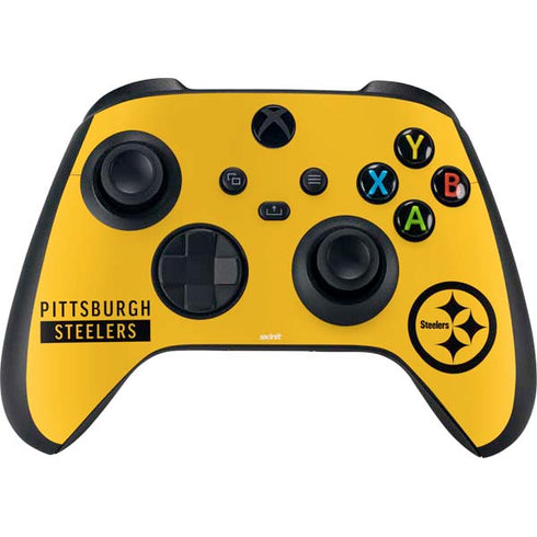 NFL Pittsburgh Steelers Yellow Performance Series Xbox Series X Bundle Skin