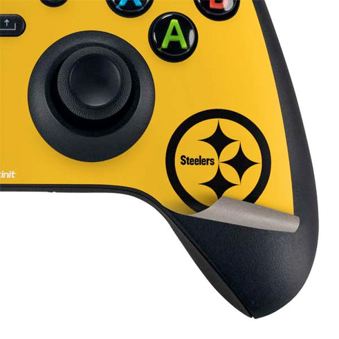 NFL Pittsburgh Steelers Yellow Performance Series Xbox Series X Bundle Skin