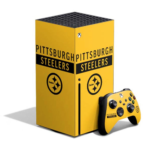 NFL Pittsburgh Steelers Yellow Performance Series Xbox Series X Skins