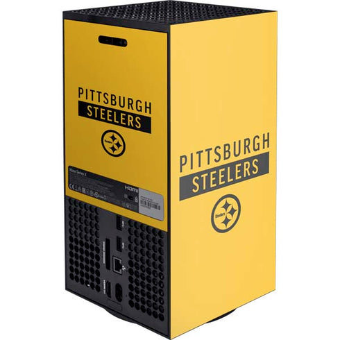 NFL Pittsburgh Steelers Yellow Performance Series XBox Series X Digital Edition Console Skin