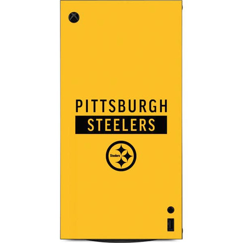 NFL Pittsburgh Steelers Yellow Performance Series XBox Series X Digital Edition Console Skin