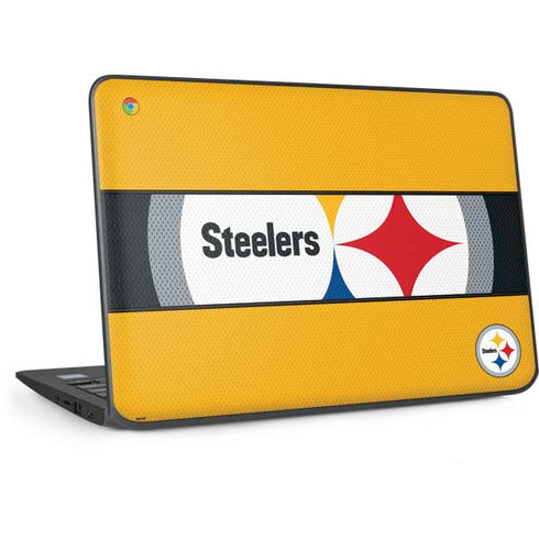 NFL Pittsburgh Steelers Zone Block HP Chromebook Skin