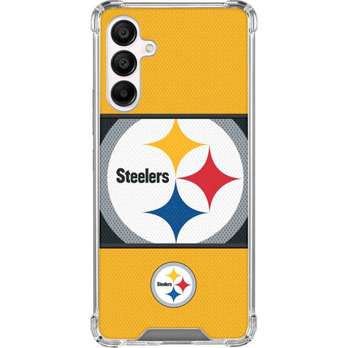 NFL Pittsburgh Steelers Zone Block Galaxy A16 5G Clear Case