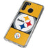 NFL Pittsburgh Steelers Zone Block Galaxy A21 Clear Case