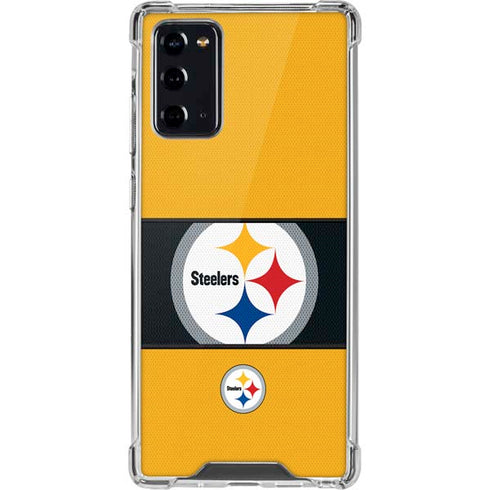 NFL Pittsburgh Steelers Zone Block Galaxy Note20 5G Clear Case