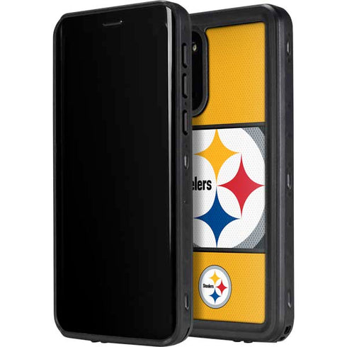 NFL Pittsburgh Steelers Zone Block Galaxy S20 Plus Waterproof Case