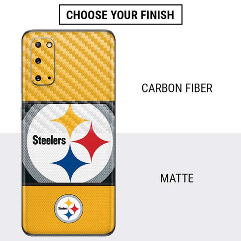 NFL Pittsburgh Steelers Zone Block Galaxy S20 Skin