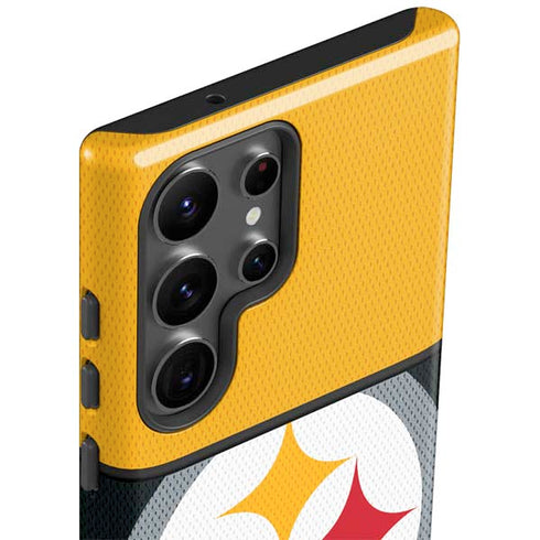 NFL Pittsburgh Steelers Zone Block Galaxy S23 Ultra Pro Case