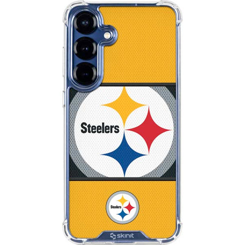 NFL Pittsburgh Steelers Zone Block Galaxy S25 Clear Case