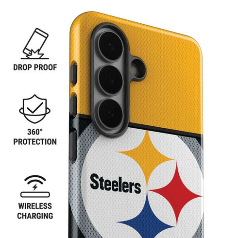 NFL Pittsburgh Steelers Zone Block Galaxy S26 Plus Impact Case