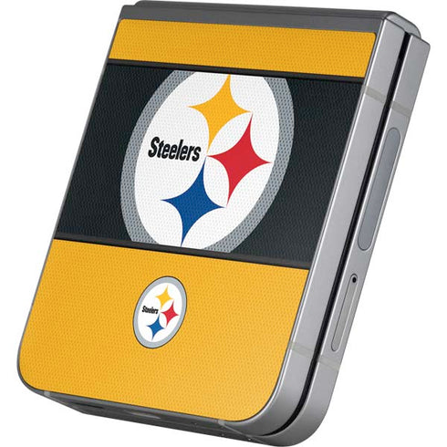 NFL Pittsburgh Steelers Zone Block Galaxy Z Flip6 Skin