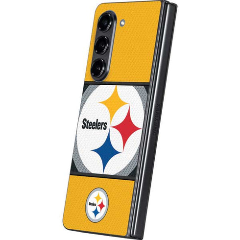 NFL Pittsburgh Steelers Zone Block Galaxy Z Fold5 5G Skin