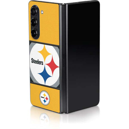 NFL Pittsburgh Steelers Zone Block Galaxy Z Fold5 5G Skin