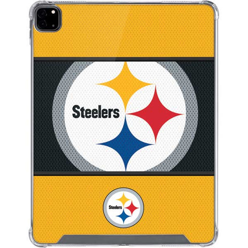 NFL Pittsburgh Steelers Zone Block iPad Pro 12.9in (2020) Clear Case