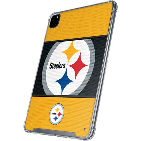 NFL Pittsburgh Steelers Zone Block iPad Pro 12.9in (2020) Clear Case