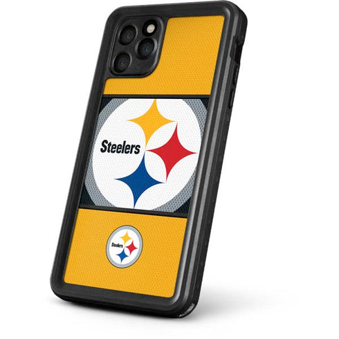 NFL Pittsburgh Steelers Zone Block iPhone 11 Pro Waterproof Case