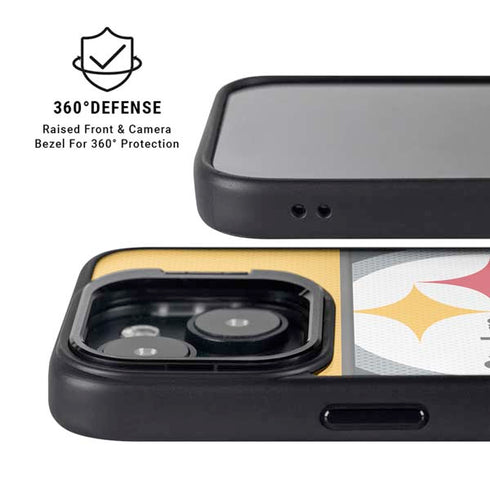 NFL Pittsburgh Steelers Zone Block iPhone 13 Kickstand Case