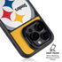 NFL Pittsburgh Steelers Zone Block iPhone 15 Pro Kickstand Case