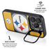 NFL Pittsburgh Steelers Zone Block iPhone 15 Pro Max Kickstand Case