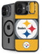 NFL Pittsburgh Steelers Zone Block iPhone 16 Kickstand Case