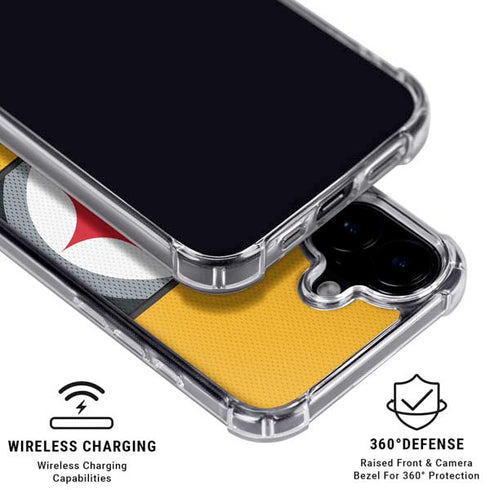 NFL Pittsburgh Steelers Zone Block iPhone 16 MagSafe Case