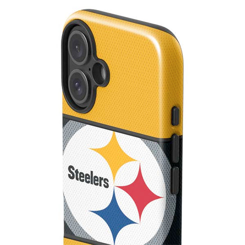 NFL Pittsburgh Steelers Zone Block iPhone 16 Plus Impact Case
