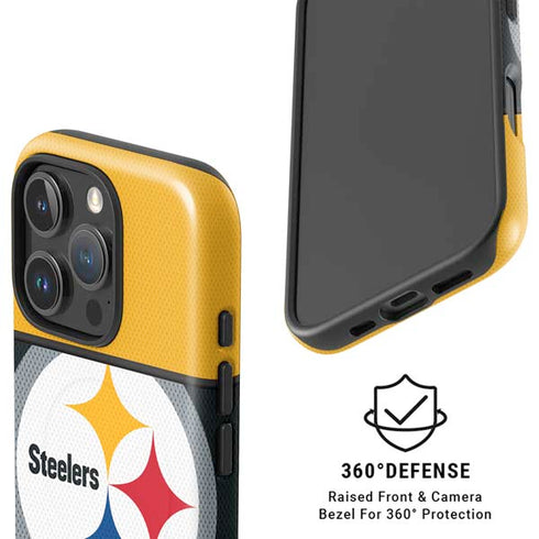 NFL Pittsburgh Steelers Zone Block iPhone 16 Pro Magsafe Impact Case