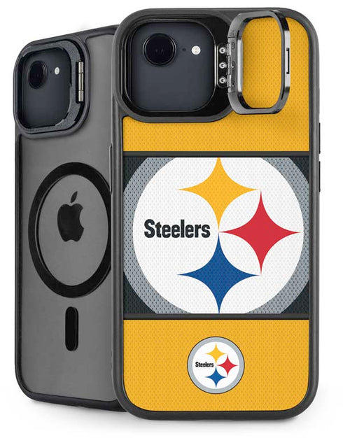 NFL Pittsburgh Steelers Zone Block iPhone 16e Kickstand Case