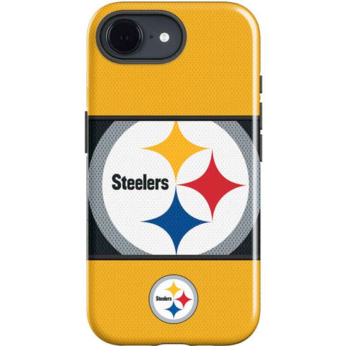 NFL Pittsburgh Steelers Zone Block iPhone 16e Impact Case