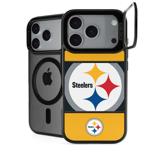 NFL Pittsburgh Steelers Zone Block iPhone 18 Pro Kickstand Case