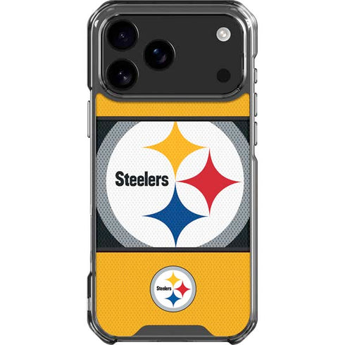 NFL Pittsburgh Steelers Zone Block iPhone 18 Pro Max Clear Case