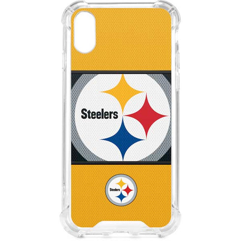 NFL Pittsburgh Steelers Zone Block iPhone XS Clear Case