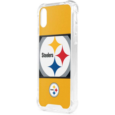 NFL Pittsburgh Steelers Zone Block iPhone XS Clear Case