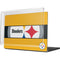 NFL Pittsburgh Steelers Zone Block MacBook Pro 14in (2021-24) Case plus Skin