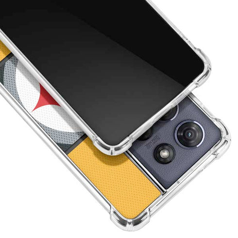 NFL Pittsburgh Steelers Zone Block Moto G 5G (2025) Clear Case