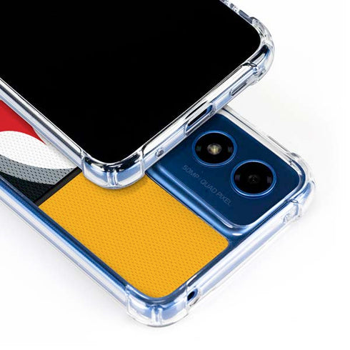 NFL Pittsburgh Steelers Zone Block Moto G 5G (2024) Clear Case