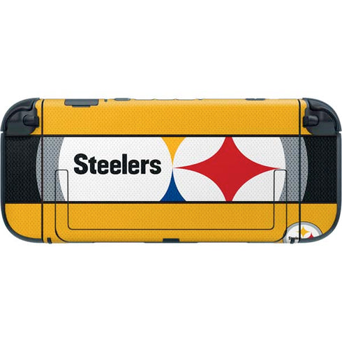NFL Pittsburgh Steelers Zone Block Nintendo Switch 2 (2025) with Joy-Con Skin