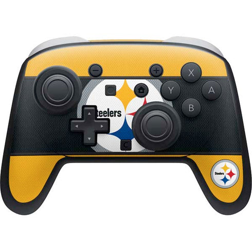 NFL Pittsburgh Steelers Zone Block Nintendo Skins
