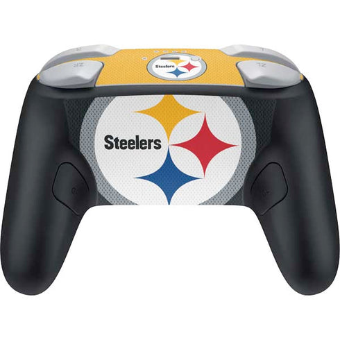 NFL Pittsburgh Steelers Zone Block Nintendo Switch 2 (2025) Pro Controller Skin